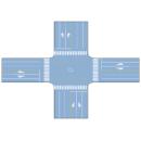 非机动车禁驶区标线