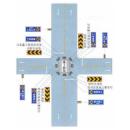 市区道路交叉口中心